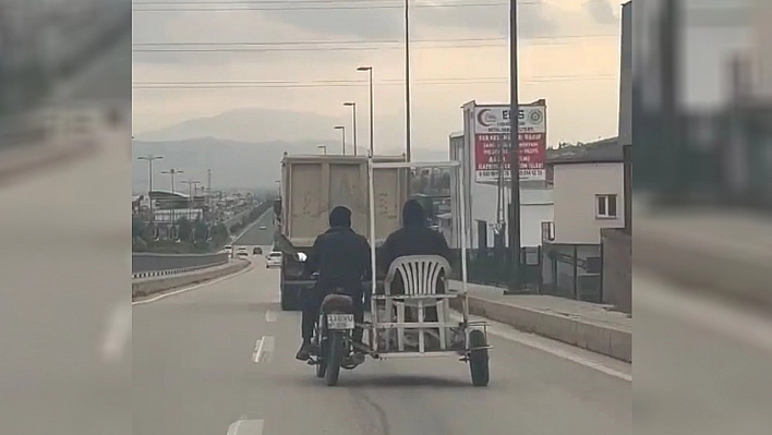 Elazığ'da Tehlikeli Yolculuk