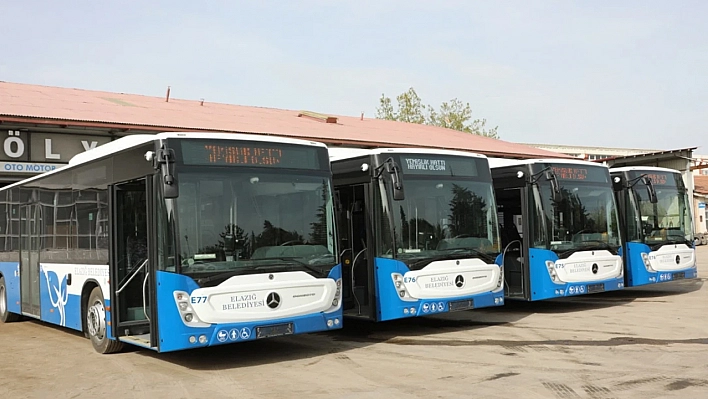 Elazığ'da toplu taşımada yeni düzenleme