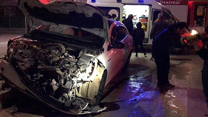 Elazığ'da trafik kazası: 1 yaralı