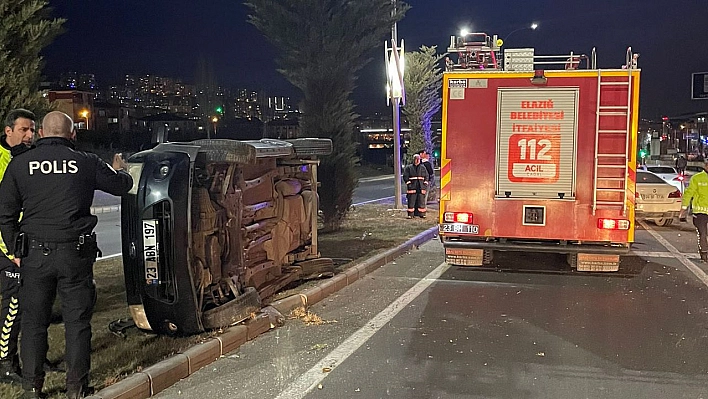 Elazığ'da trafik kazası: 1 yaralı