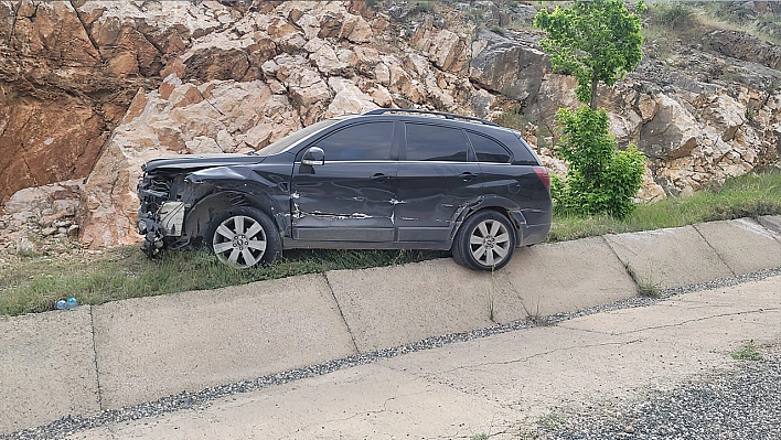 Elazığ'da Trafik Kazası: 1 Yaralı