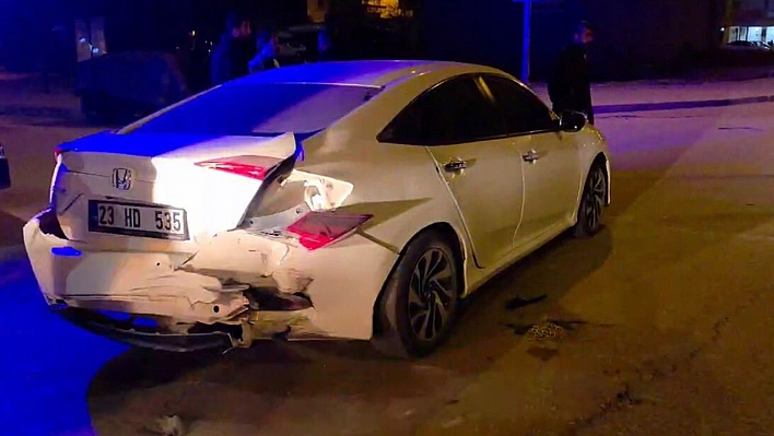 Elazığ'da trafik kazası: 2 kişi yaralandı