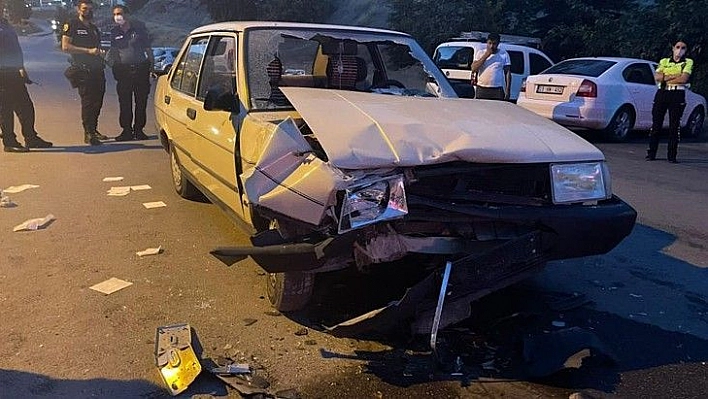 Elazığ'da trafik kazası: 2 yaralı