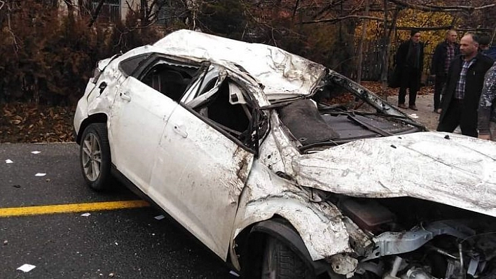 Elazığ'da trafik kazası: 2 yaralı