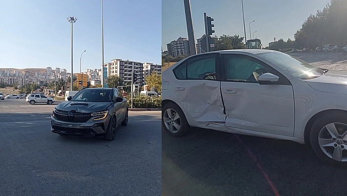 Elazığ'da Trafik Kazası: 2 Yaralı