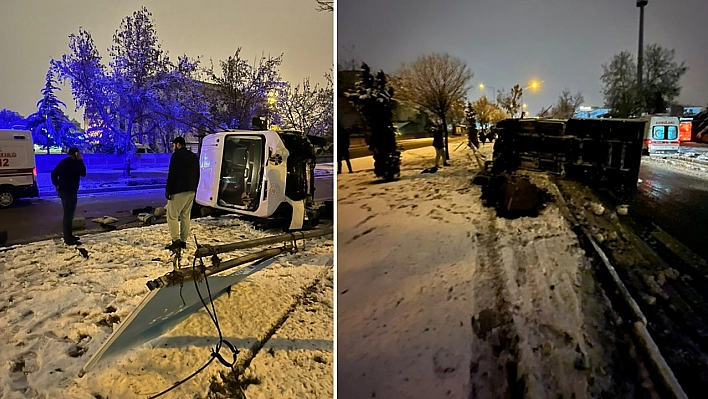 Elazığ'da trafik kazası: 2 yaralı