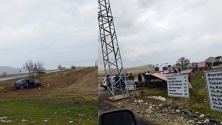 Elazığ'da Trafik Kazası!