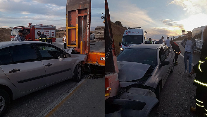 Elazığ'da trafik kazası!