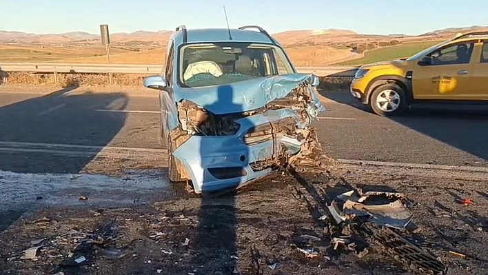 Elazığ'da trafik kazası!