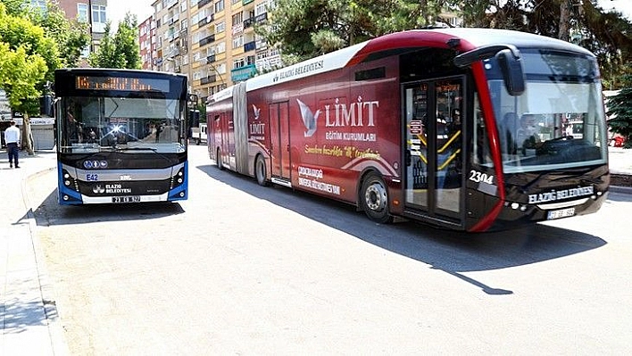 Elazığ'da Ulaşım Hizmetleri Bayramda Ücretsiz