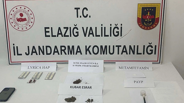 Elazığ'da Uyuşturucu operasyonu 1 gözaltı 