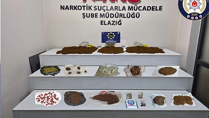 Elazığ'da uyuşturucu operasyonu: 5 şüpheli tutuklandı