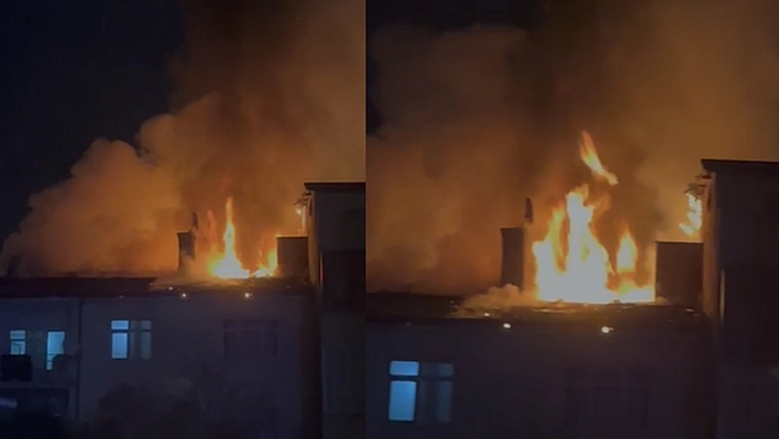 Elazığ'da yangın paniğe neden oldu!