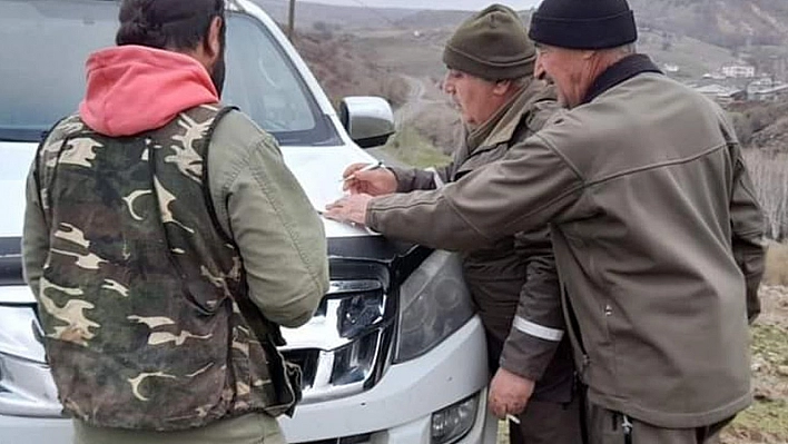 Elazığ'da yasa dışı avcılık yapan 9 kişiye idari işlem uygulandı