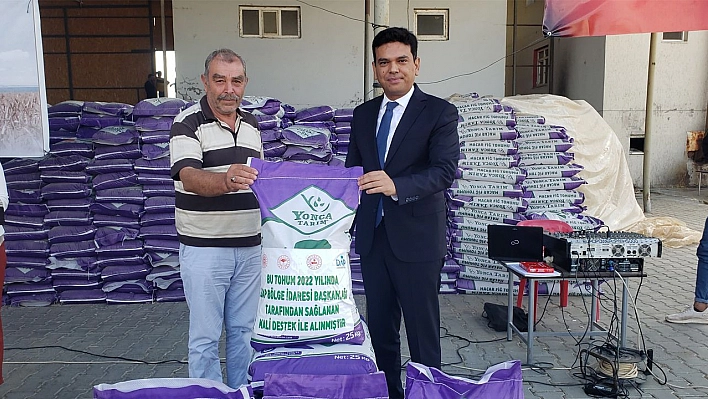 Elazığ'da Yüzde 50 Hibe İle Tohum Dağıtıldı