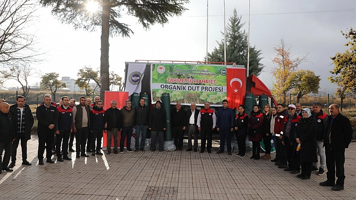 Elazığ'da 'Zahmetsiz Rahmet Dut' Projesinde yeni dönem başladı