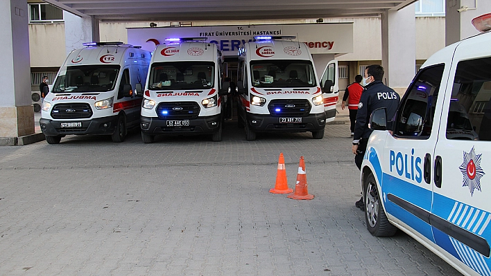 Elazığ'da zincirleme trafik kazası: 1 yaralı