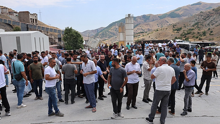 Elazığ'daki Eti Krom İşçilerinin Eylemi Devam Ediyor