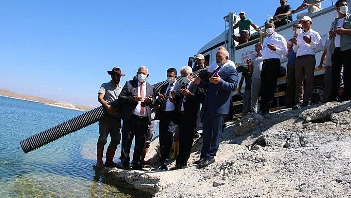 Elazığ'dan 18 kente 12 milyon yavru sazan balığı gönderildi