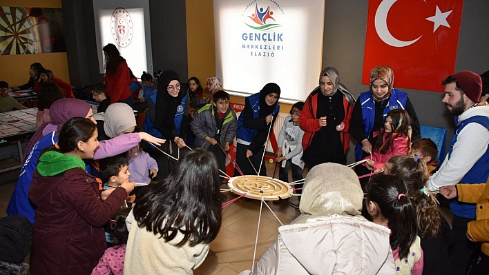 Elazığ GSİM'den depremzede çocuklara psikososyal destek