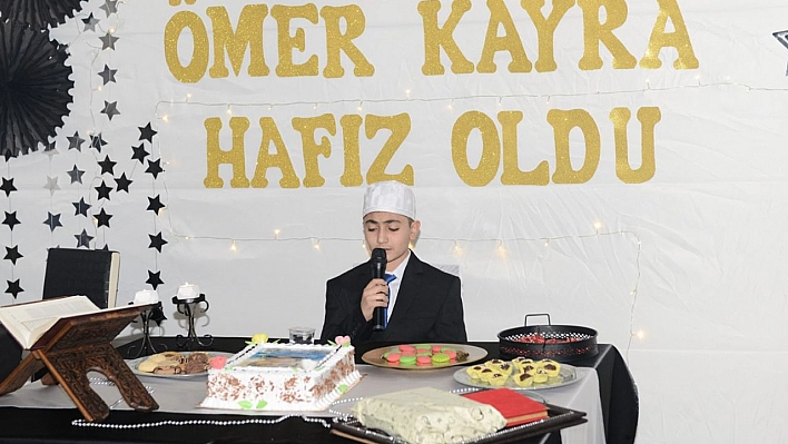 Elazığ Hafızlık İmam Hatip Ortaokulu İlk Hafızını Yetiştirdi