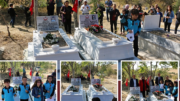 Elazığ İl Özel İdaresi Tarafından  Şehit Öğretmenlerimizin Mezarları Yeniden Yapıldı