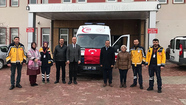 Elazığ İl Sağlık Müdürlüğü'ne 1 Yeni Ambulans Daha Tahsis Edildi