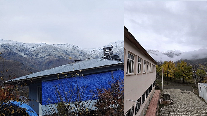 Elazığ'ın ilk karı bakın nereye düştü