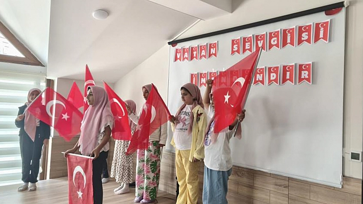 Elazığ'ın Kur'an kurslarında 15 Temmuz etkinlikleri