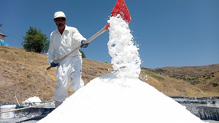 Elazığ'ın yanı başında olan kaynak tuzlara ilgi büyük