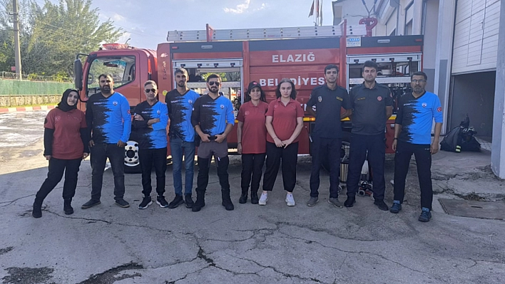 Elazığ İtfaiyesi'nden TAMGAKUT'a yangın eğitimi
