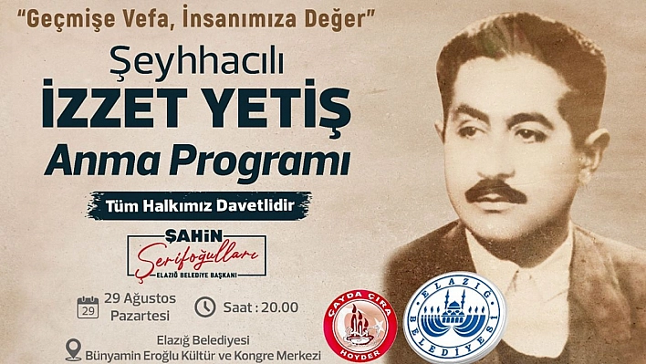 Elazığ Musikisinin Üstatlarından Şeyhhacılı İzzet Yetiş Anılacak