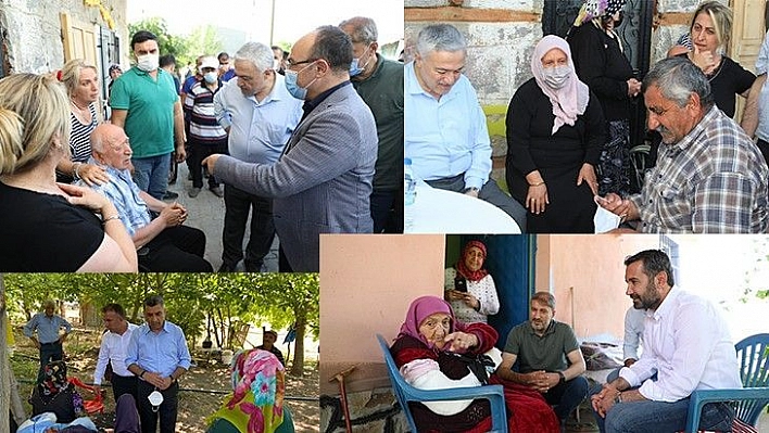 Elazığ Protokolü depremden etkilenen Karakoçan'da