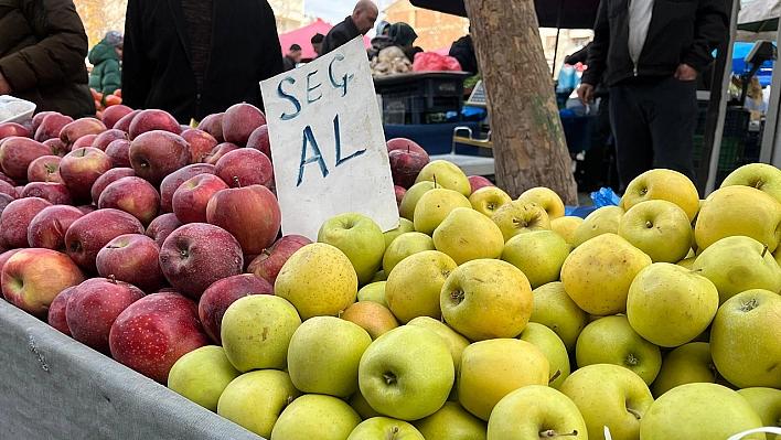 Elazığ semt pazarında güncel meyve ve sebze fiyatları