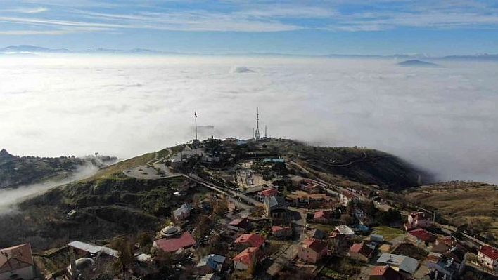 Elazığ Sis Denizinde Kayboldu Eşsiz Görüntüler Oluştu