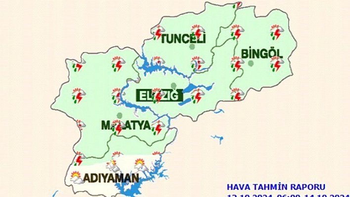 Elazığ, Tunceli, Bingöl, Malatya dikkat! Meteorolojiden kritik uyarı