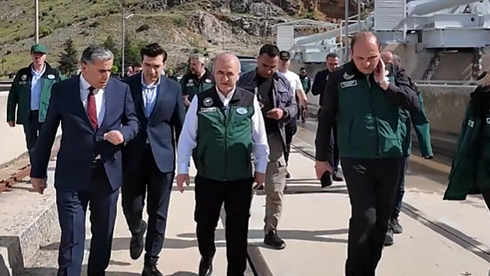 Elazığ Valisi Numan Hatipoğlu Keban Barajı'nda İncelemelerde Bulundu