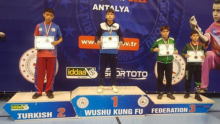 Elazığ, Wushu Kung-Fu'da 4 madalya aldı