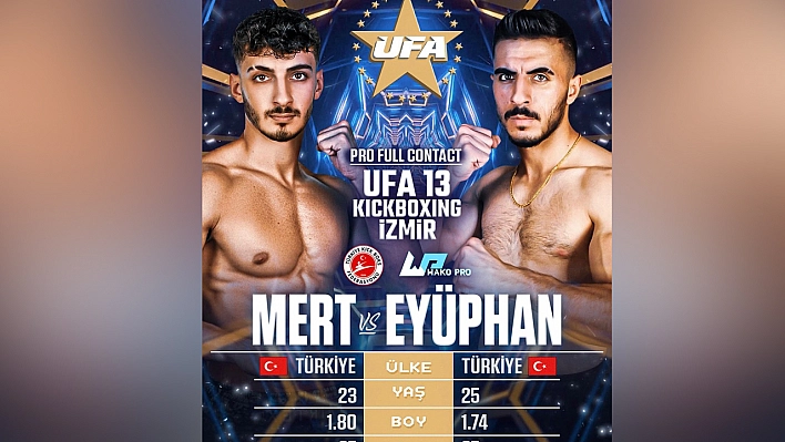 Elazığlı Şampiyon Eyüphan Yıldırım, İzmir'de ring'e çıkıyor