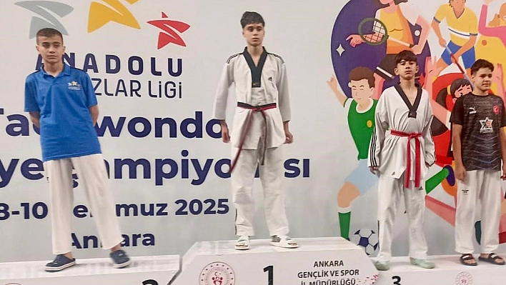 Elazığlı sporcular Türkiye 3'üncüsü oldu
