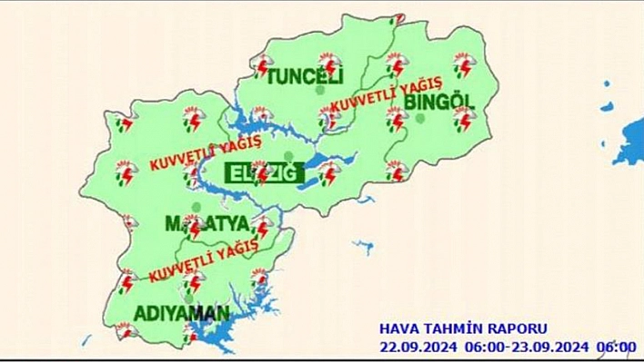 Elazığlılar, bu saatlere dikkat! Sakın tedbir almadan çıkmayın!