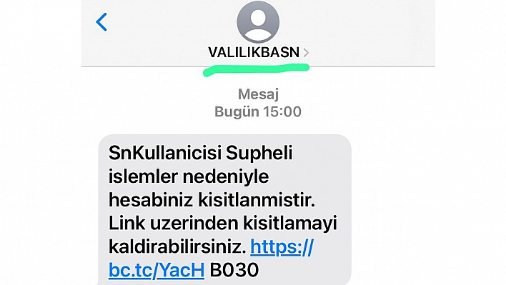 Elazığlılar Dikkat! Elazığ Valiliği Uyardı: Sakın Bu Linke Tıklamayın