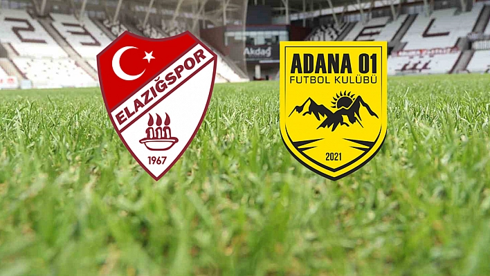 Elazığspor - Adana 01 FK maçı canlı anlatım