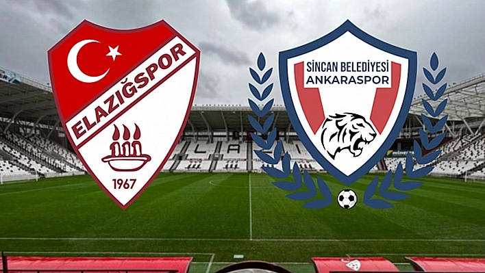 Elazığspor – Ankaraspor maçı canlı anlatım