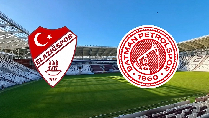 Elazığspor - Batman Petrolspor maçı canlı anlatımı