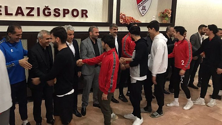 Elazığspor'da bayramlaşma töreni