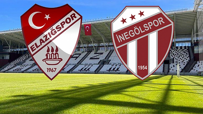 Elazığspor, İnegölspor Maçı canlı anlatım