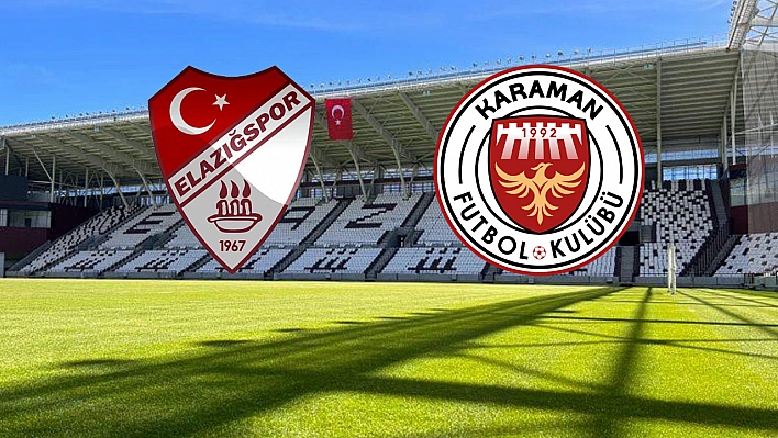 Elazığspor-Karaman FK Maçı canlı anlatım