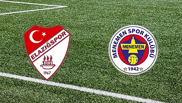 Elazığspor - Menemen FK Canlı Anlatım