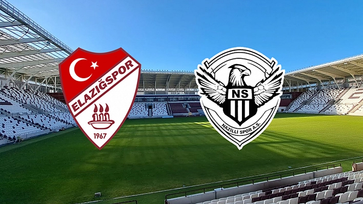 Elazığspor - Nazillispor maçı canlı anlatım